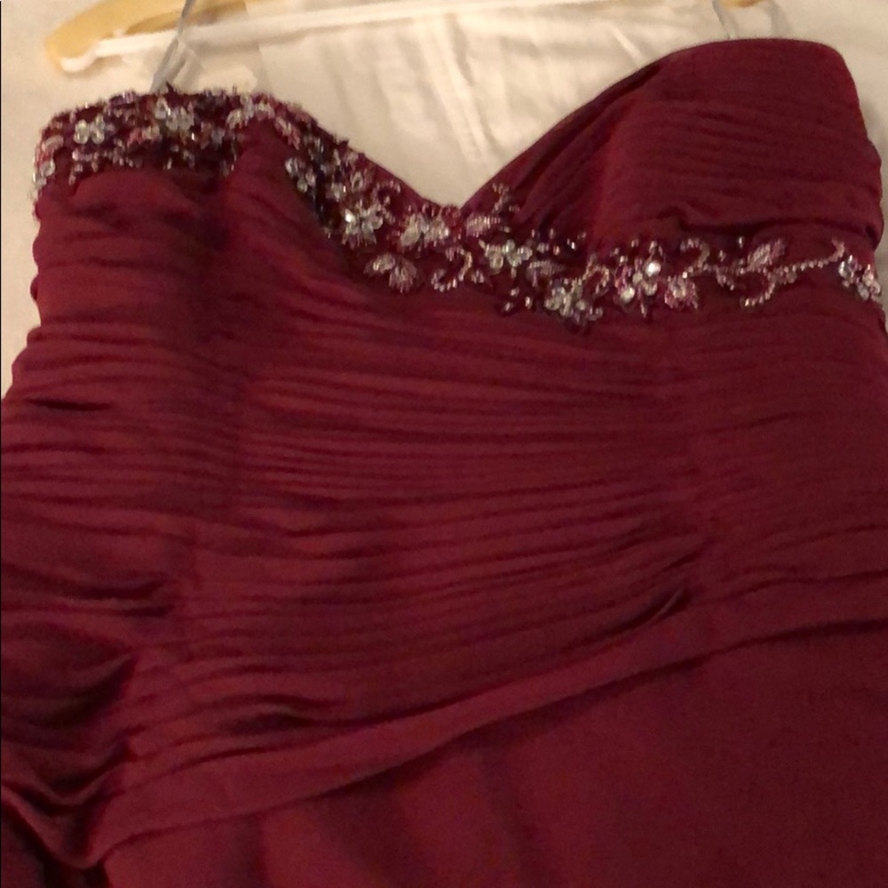 Caterina Collection Bridesmaid/prom dress, maroon, size 16, EUC, NO TAGS